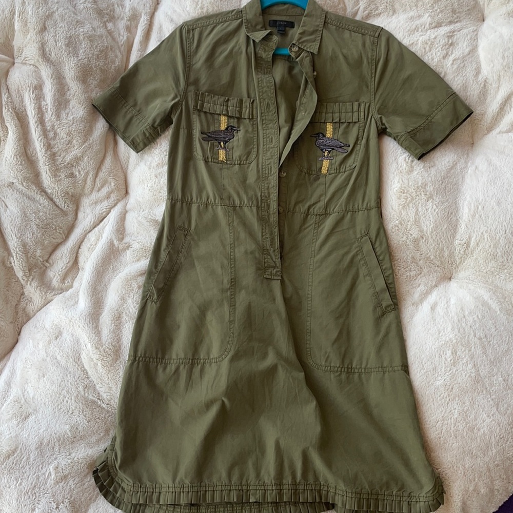 Women’s j crew crow military dress size 2